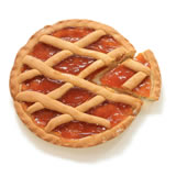 “CROSTATA” (PIE) WITH FRUIT JAM OF APRICOTS