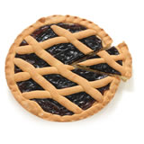 “CROSTATA” (PIE) WITH FRUIT JAM OF BLACKBERRIES